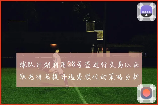 球队计划利用28号签进行交易以获取老将或提升选秀顺位的策略分析